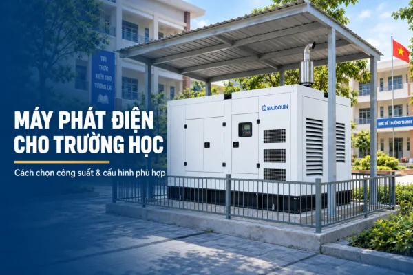 Giải pháp máy phát điện cho trường học